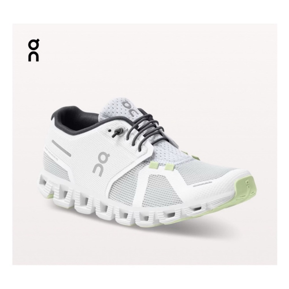 ON CLOUD 5 PUSH WHITE/OASIS WOMEN